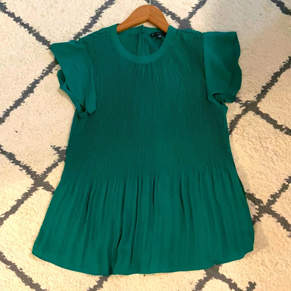 Adrianna papell blouse green